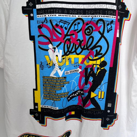 23SS Authentic Louis Vuitton Graphic T-Shirt - Picture 7 of 9